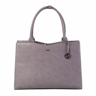 Socha Straight Line Business bag Mud, Laptop Bag 15.6" for women