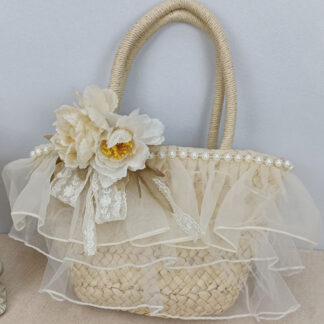 Sweet Lolita Bag Apricot Sequins Handbag Lolita Accessories