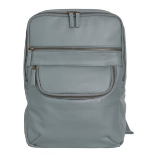Weird Fish Apperly Faux Leather Backpack Mineral Blue Size ONE