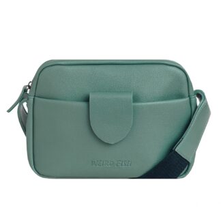 Weird Fish Dion Cross Body Bag Army Green Size ONE