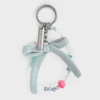 Charles & Keith - Crochet Bow Beaded Charm