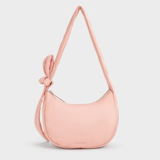 Charles & Keith - Delilah Nylon Knotted Hobo Bag