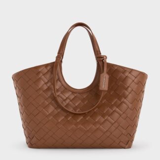 Charles & Keith - Ivette Woven Tote Bag