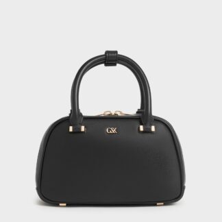Charles & Keith - Leather Bowling Bag