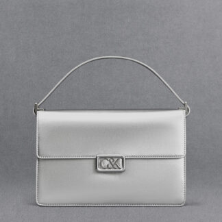 Charles & Keith - Metallic Leather Shoulder Bag