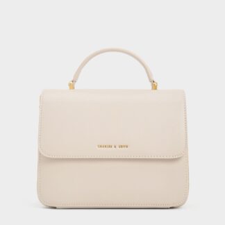 Charles & Keith - Octavia Front Flap Top Handle Bag