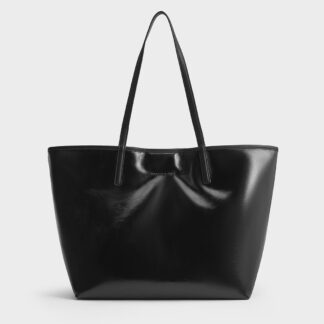 Charles & Keith - Sianna Crinkle-Effect Reversible Tote Bag
