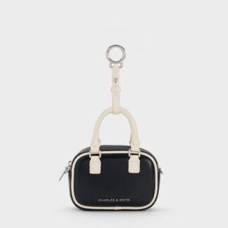 Charles & Keith - Sianna Two-Tone Bowling-Bag Charm