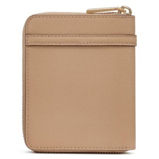 Debenhams Women's Avril Small Zip Around Wallet Cappucino in Tan