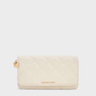 Charles & Keith - Arrietty Quilted Wallet On Chain