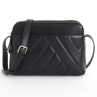 Damart Chevron Quilted-look Bag