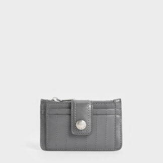 Charles & Keith - Donna Crinkle-Effect Panelled Card Holder
