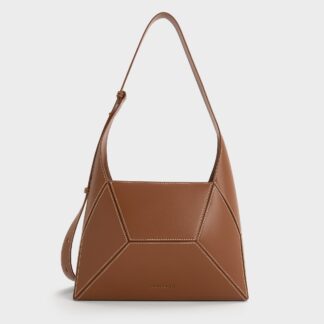 Charles & Keith - Nasrin Geometric Hobo Bag