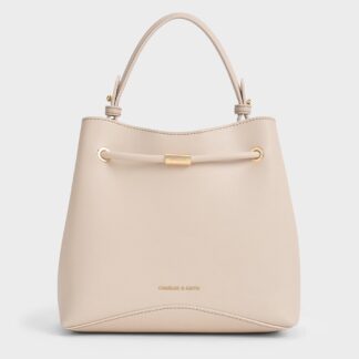 Charles & Keith - Sybill Geometric Bucket Bag