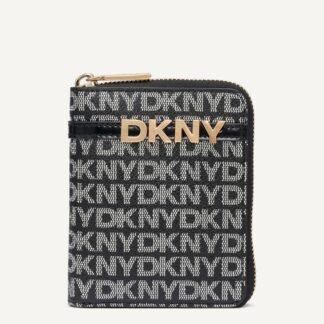 Debenhams Women's Avril Sm Zip Around Wallet Black Logo