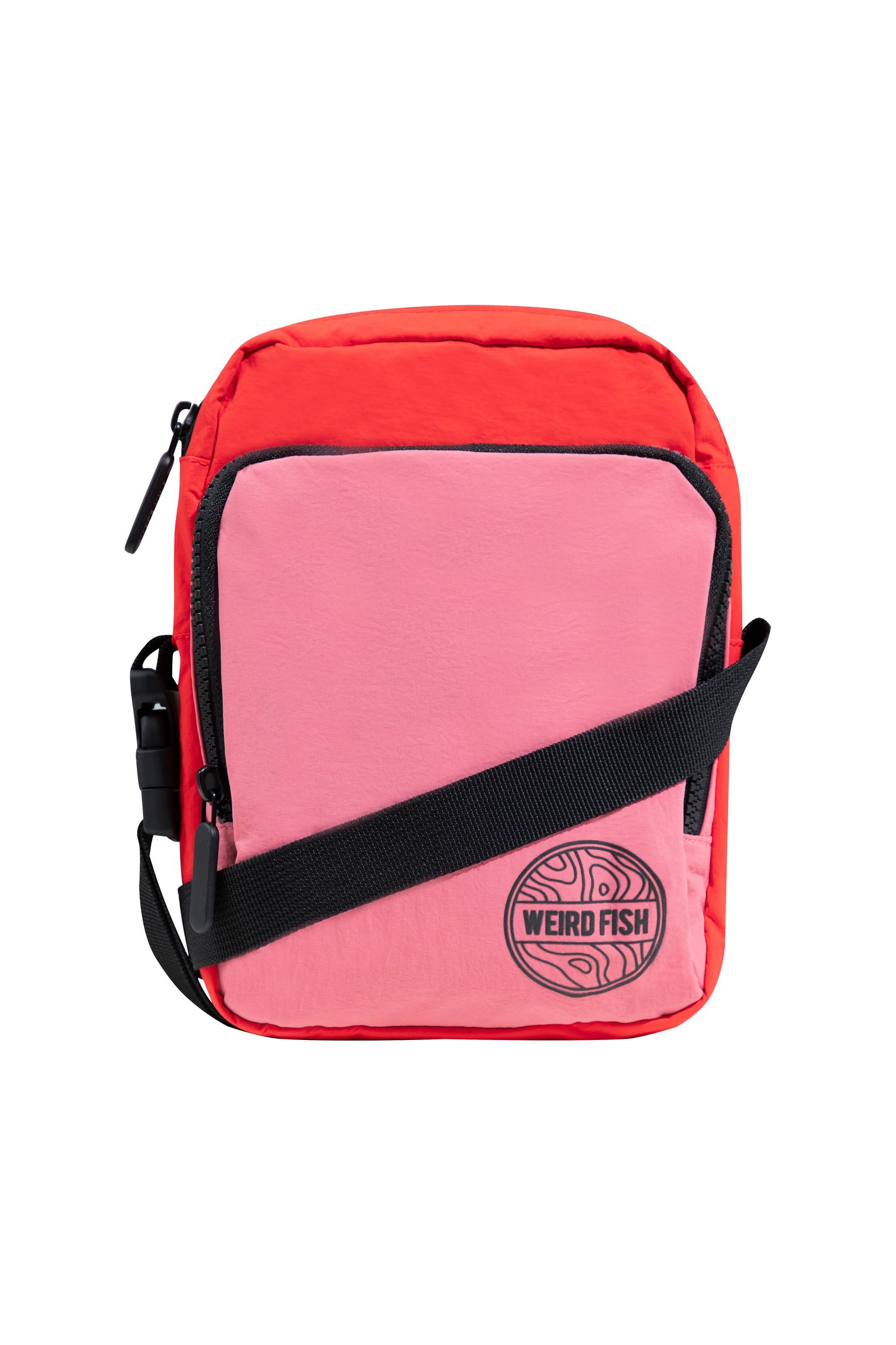 Weird Fish Nanga Cross Body Bag Dark Coral Size ONE