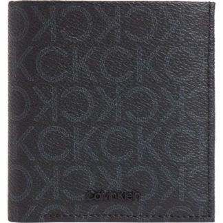 Calvin Klein Must Mono Cmp Trifold Wallet Black Men