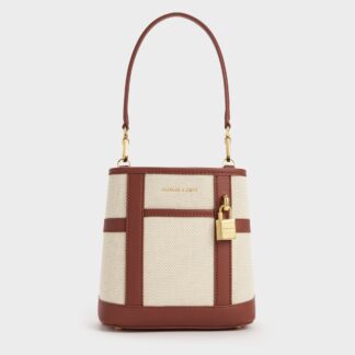 Charles & Keith - Scottie Canvas Bucket Bag