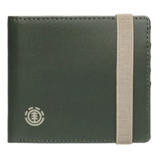 Element Icon Strap Bifold Wallet Green Men