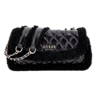 Guess Cristi Convertible Flap Bag Black