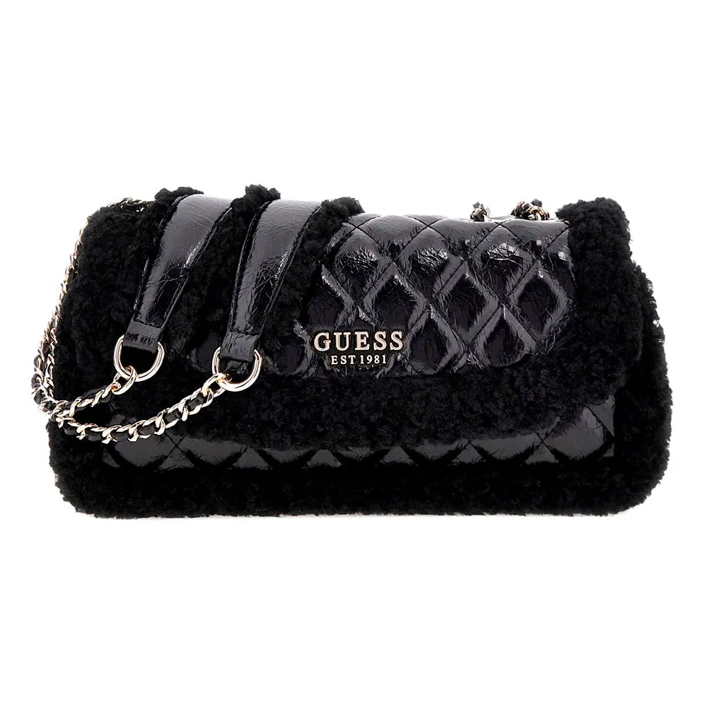 Guess Cristi Convertible Flap Bag Black