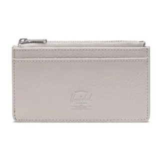 Herschel Oscar Ii Vegan Leather Rfid Wallet Beige Men,Women