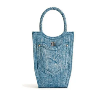Jw Pei Fei Denim Phone Handbag Blue