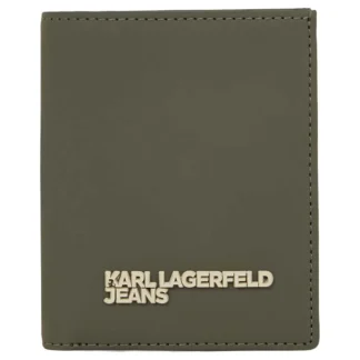 Karl Lagerfeld Jeans Coated Wallet Green Men