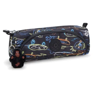 Kipling Cute Pencil Case Black Man