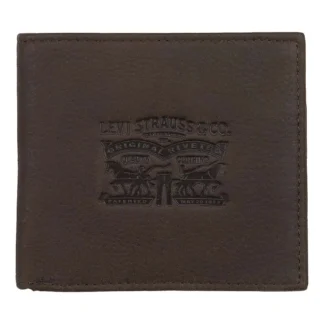 Levis Accessories Vintage Two Horse Bifold Wallet Brown Men