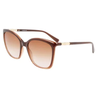 Longchamp 710s Woman Sunglasses Brown Dark Brown/CAT3 Women