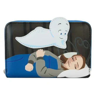 Loungefly Casper The Friendly Ghost Halloween Wallet Blue Men,Women