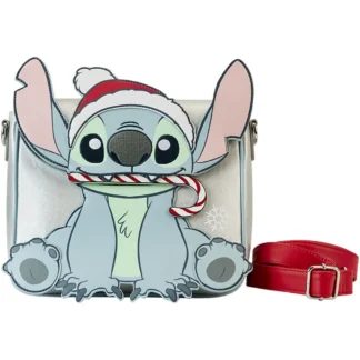 Loungefly Holiday Lilo And Stitch Handbag Blue