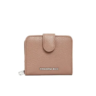 Mandarina Duck Mellow Leather Card 2 Wallet Brown Women