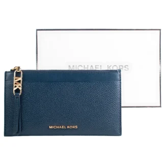 Michael Kors 34f3g8ed7lnav Woman Wallet Blue Women