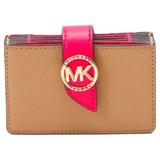 Michael Kors Xs Acordian Woman Wallet Brown Women
