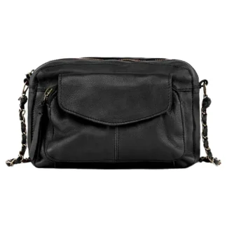 Pieces Naina Leather Bag Black
