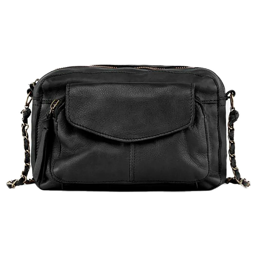 Pieces Naina Leather Bag Black