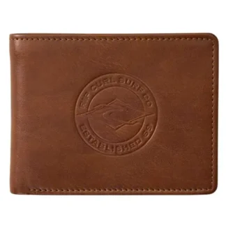 Rip Curl Stapler Pu All Day Wallet Brown Men