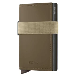 Secrid Bandwallet Matte Leather Wallet Brown Men,Women