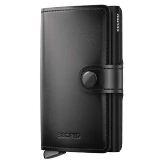 Secrid Miniwallet Dusk Leather Wallet Black Men,Women