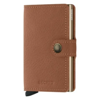 Secrid Miniwallet Vegetable Tanned Leather Wallet Brown Men,Women