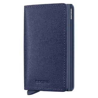 Secrid Slimwallet Crisple Leather Wallet Blue Men,Women