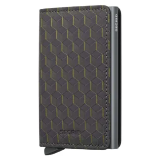 Secrid Slimwallet Optical Leather Wallet Grey Men,Women
