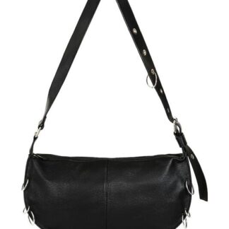 Banned - Gothic Handbag - Iron Halo Hobo Bag! - for Women - black