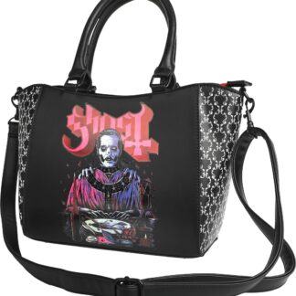 Ghost Handbag - Papa - for Women - black-white-red - EMP Exclusive Merchandise!