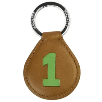 Hackett One Numbered Keychain Brown Man