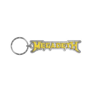 Megadeth Keyring Pendant - Logo - black-silver