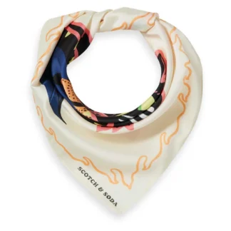 Scotch & Soda Nine Lives Scarf Beige Woman