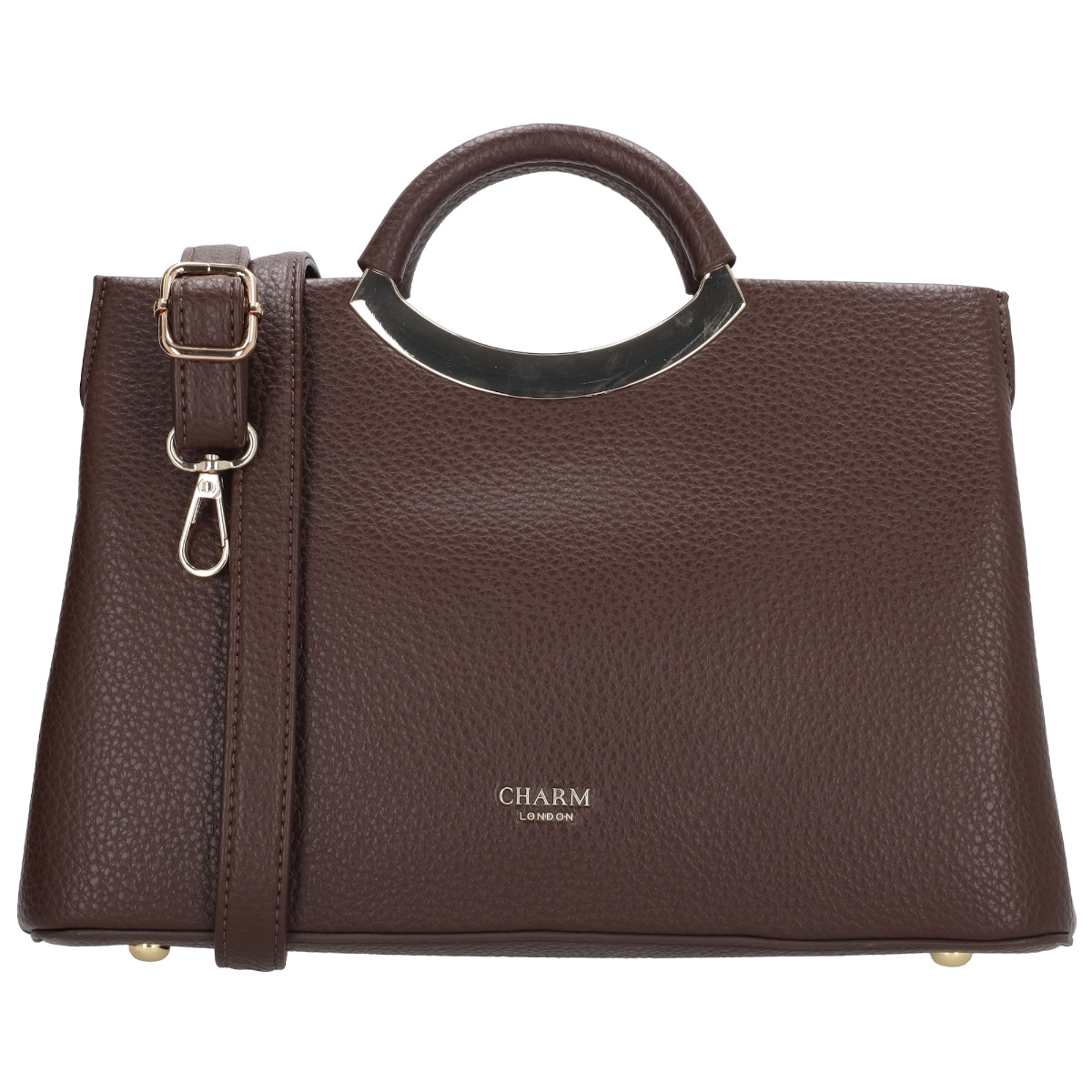 Charm london lucca handtas-Dark Brown